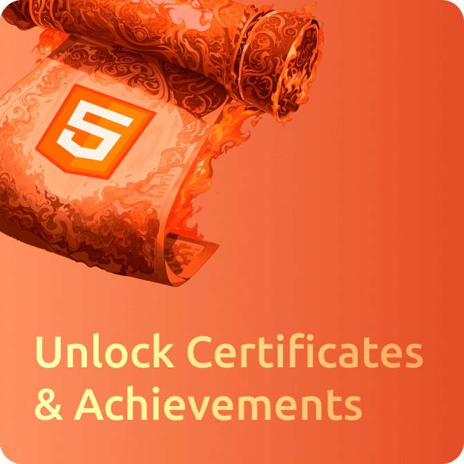 Unlock Certificates & Achievements